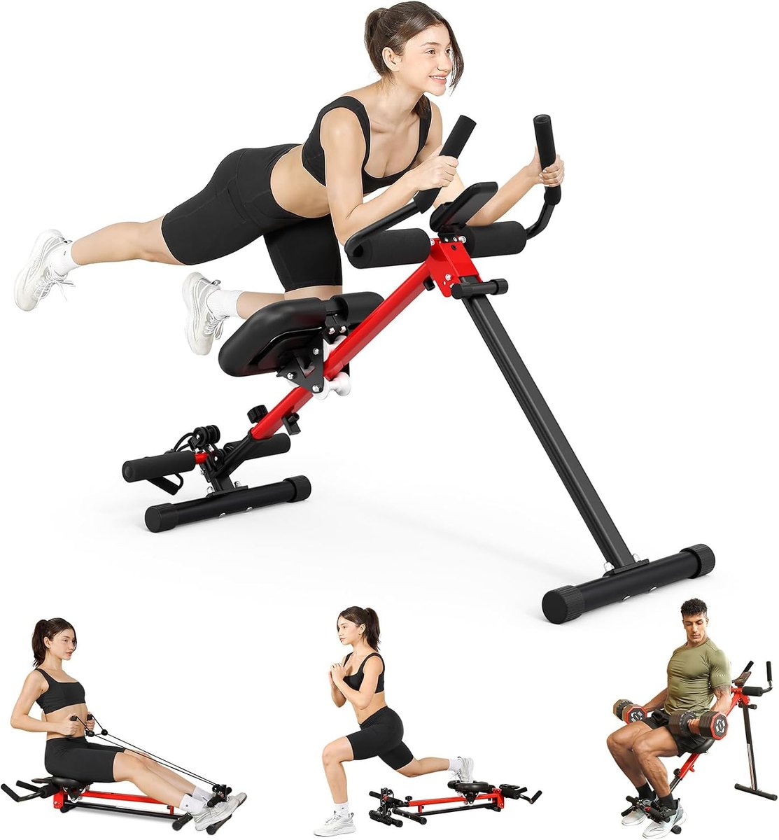 YOLEO Ab and Rowing Machine, 2-in-1