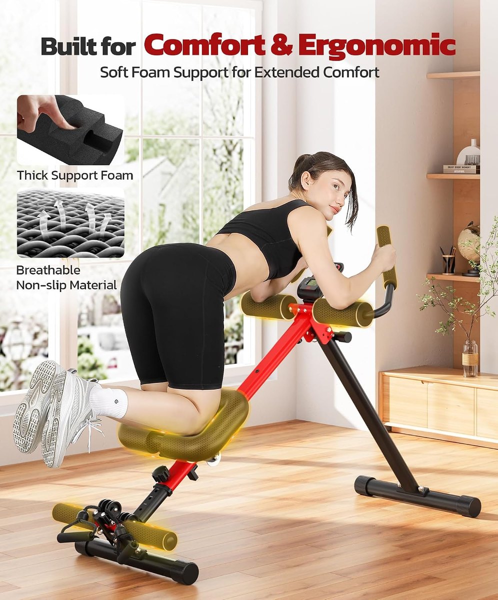 YOLEO Ab and Rowing Machine, 2-in-1 view 3