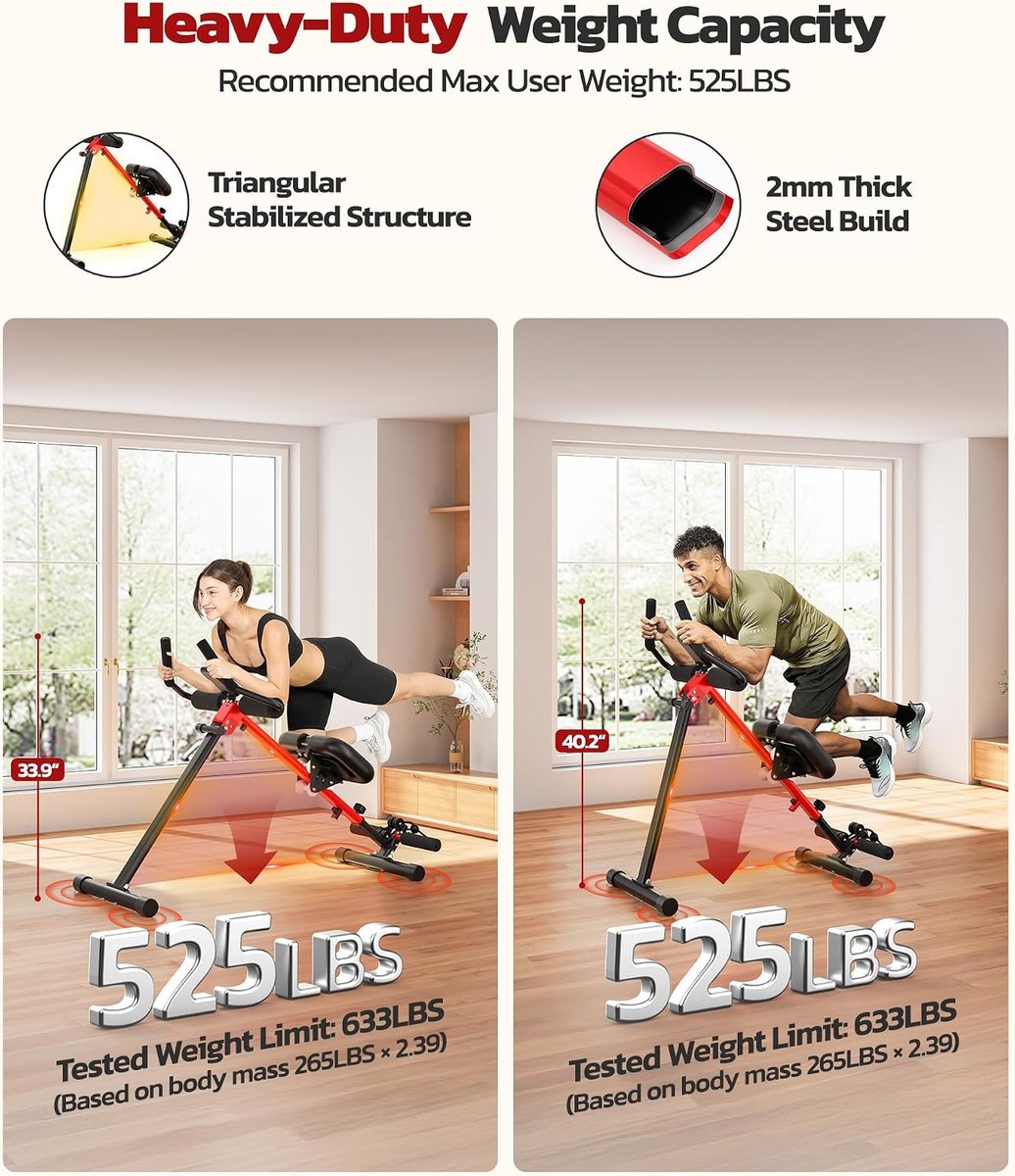 YOLEO Ab and Rowing Machine, 2-in-1 view 6