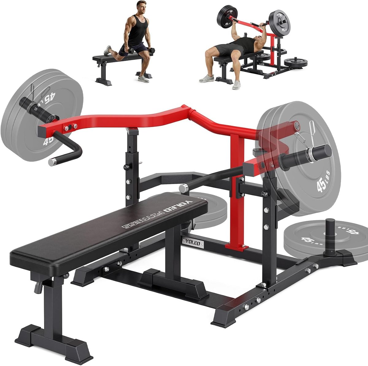 YOLEO Chest Press Machine, 1100 lb
