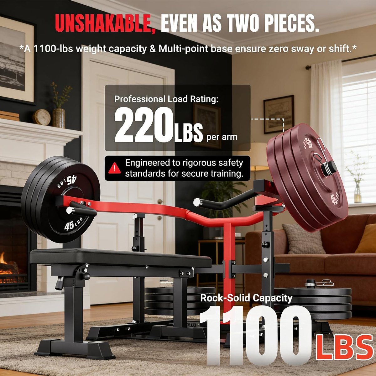 YOLEO Chest Press Machine, 1100 lb view 3