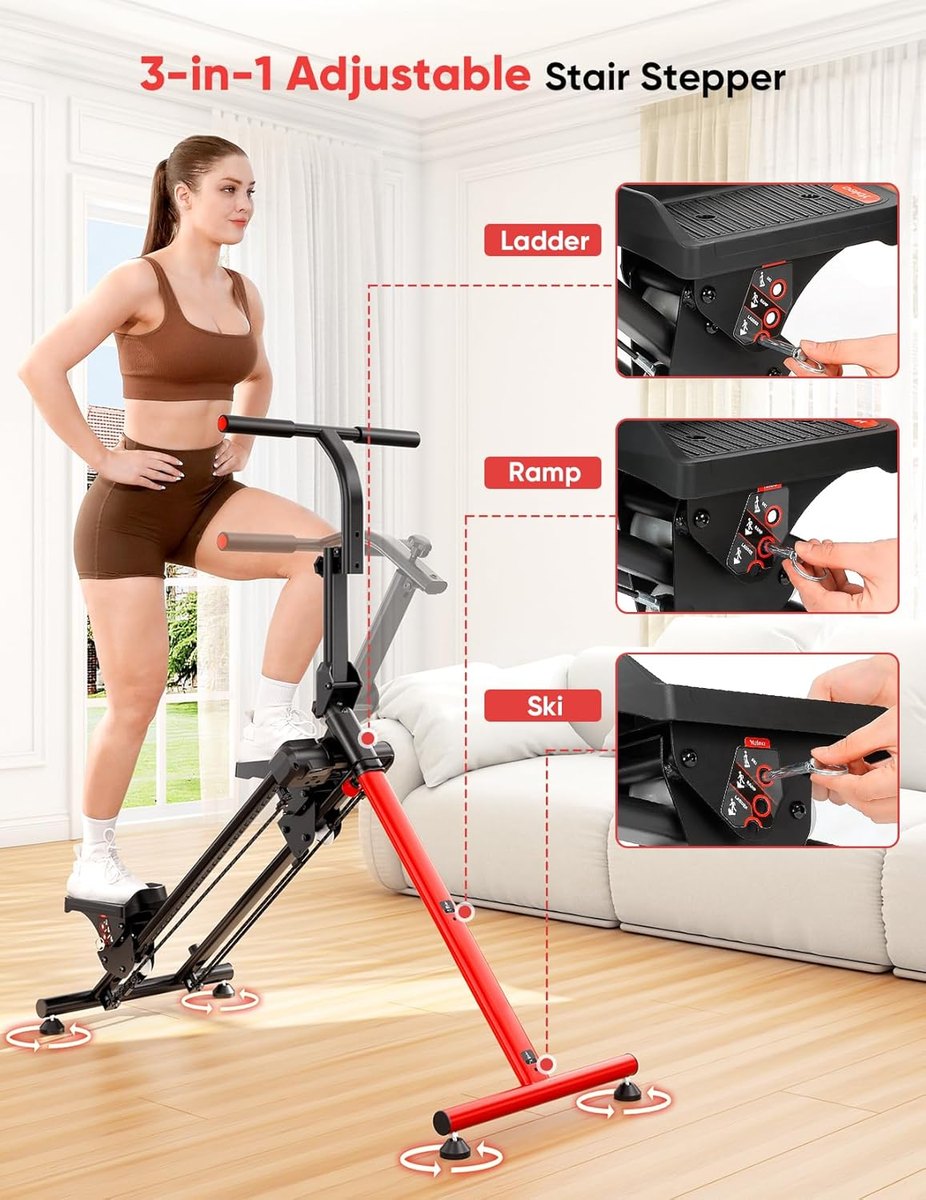 YOLEO Folding Stair Stepper, 3 Modes view 3