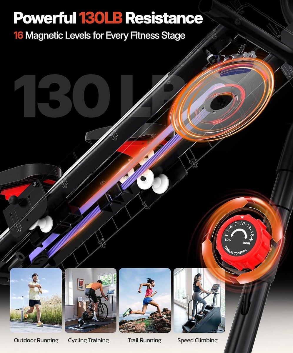 YOLEO Magnetic Stair Stepper, 16 Levels view 2
