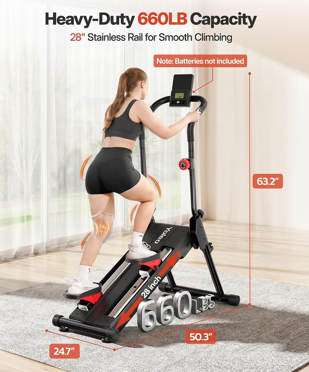 YOLEO Magnetic Stair Stepper, 16 Levels view 4